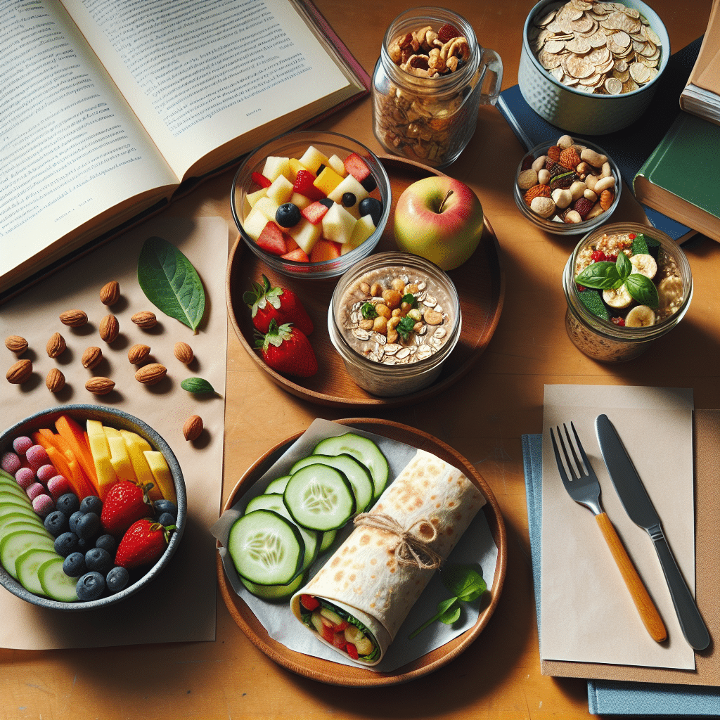 lanches veganos rápidos e nutritivos para estudantes