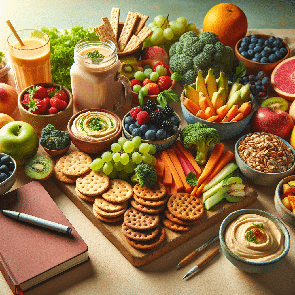 Lanches veganos rápidos e saudáveis para estudantes