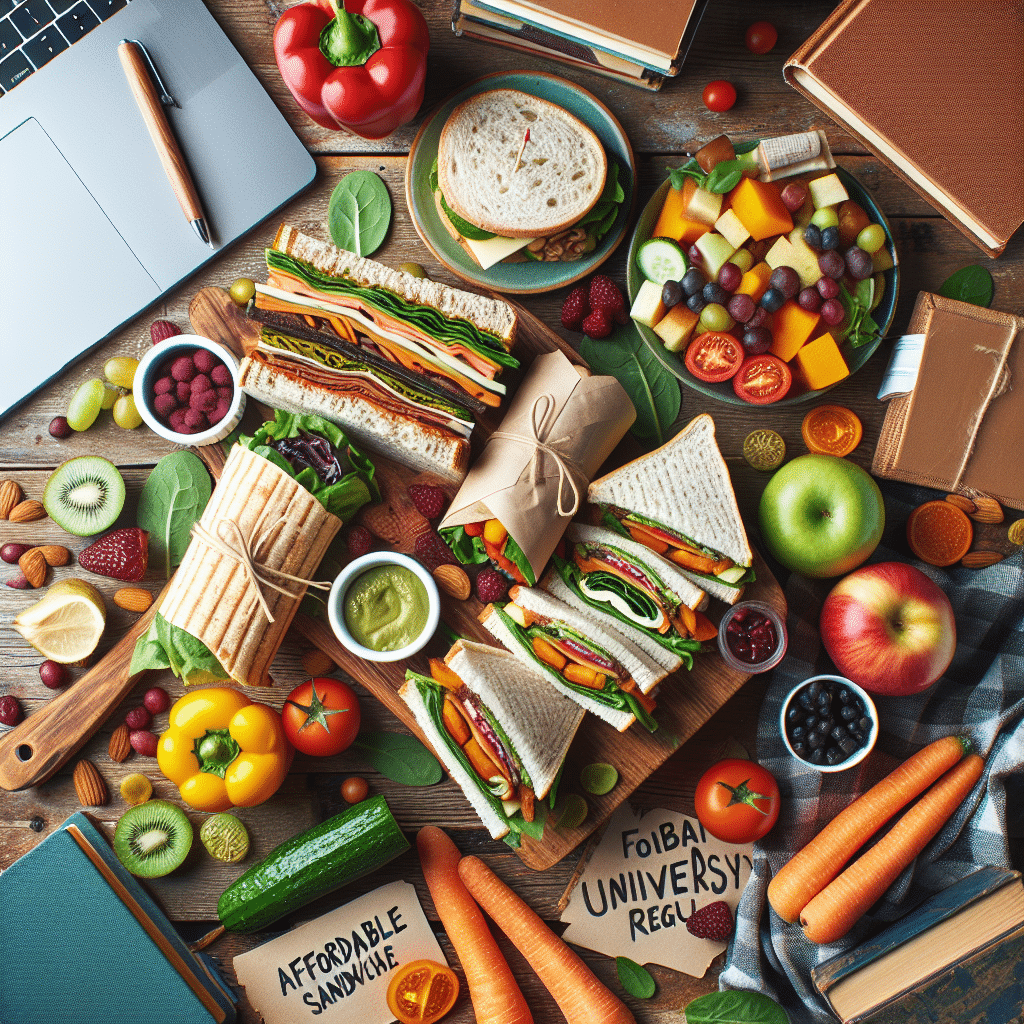 Lanches veganos econômicos para a rotina universitária
