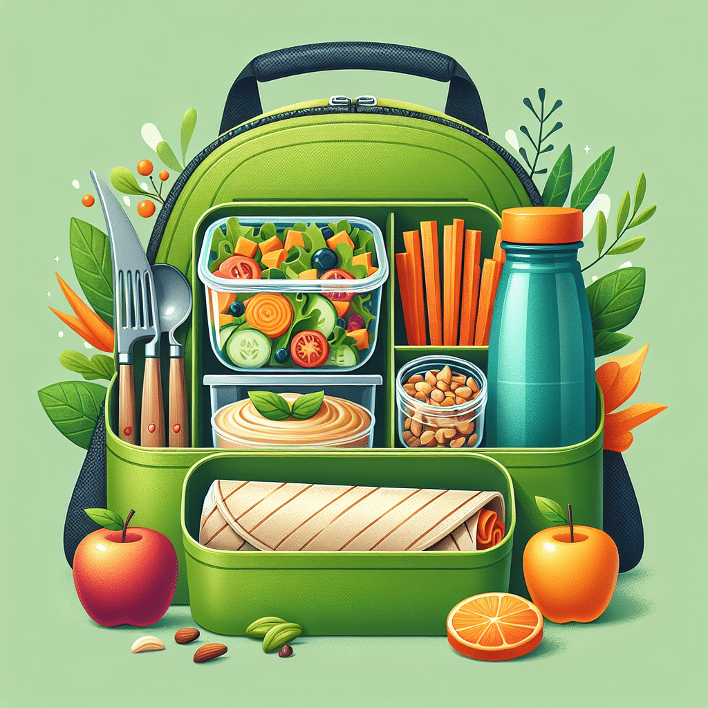 Lanche vegano prático para levar na mochila