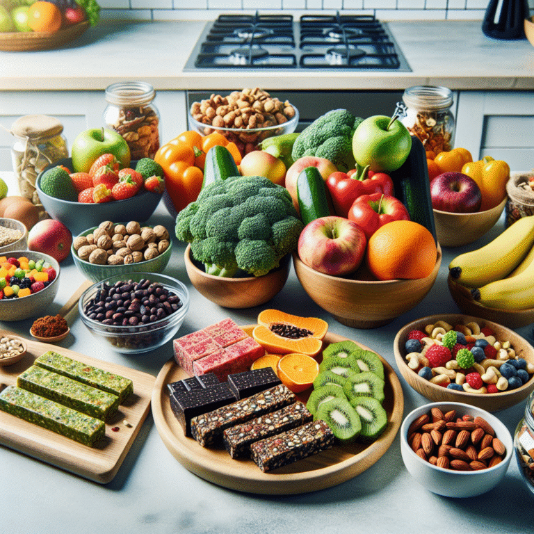 Snacks veganos fáceis de preparar em minutos