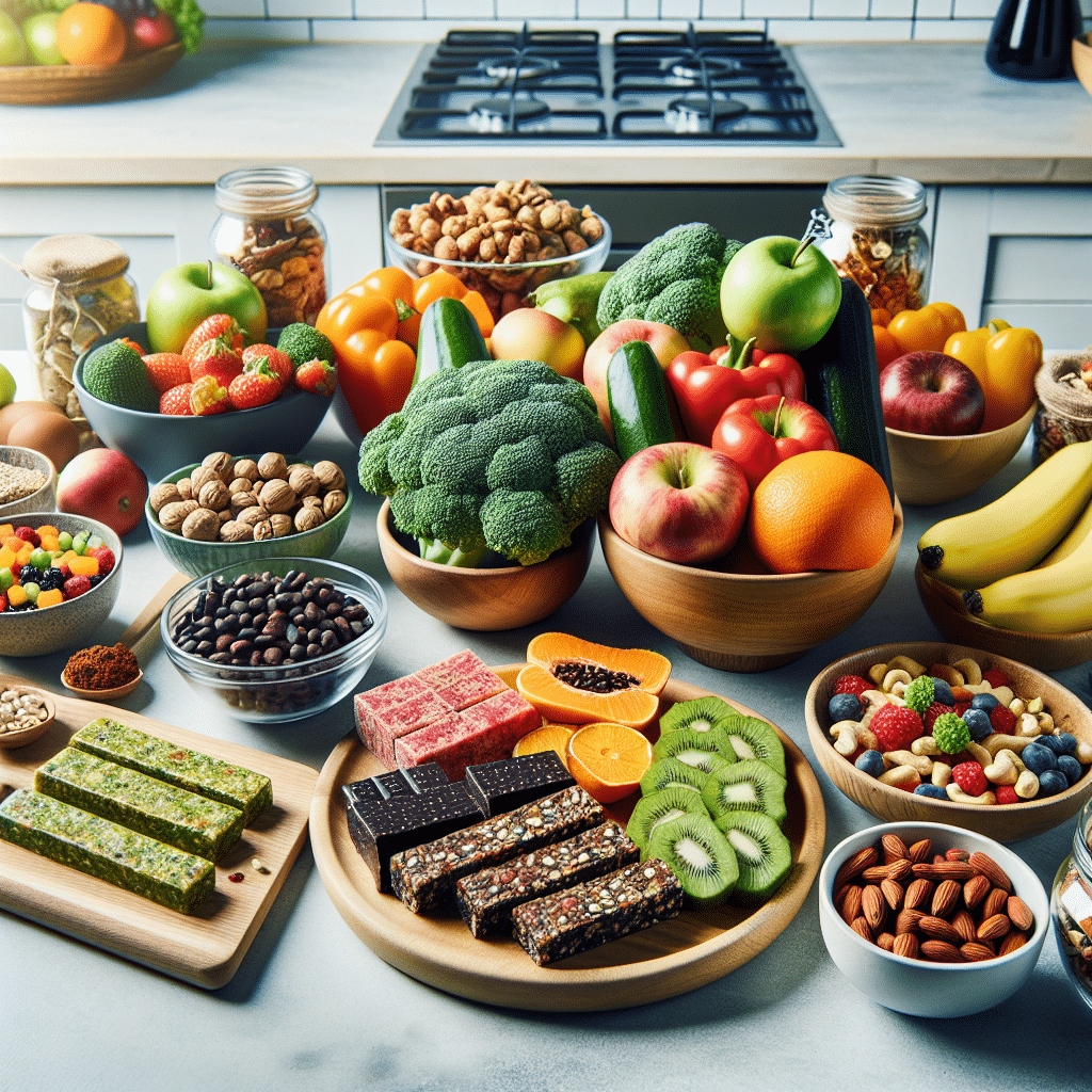 Snacks veganos fáceis de preparar em minutos