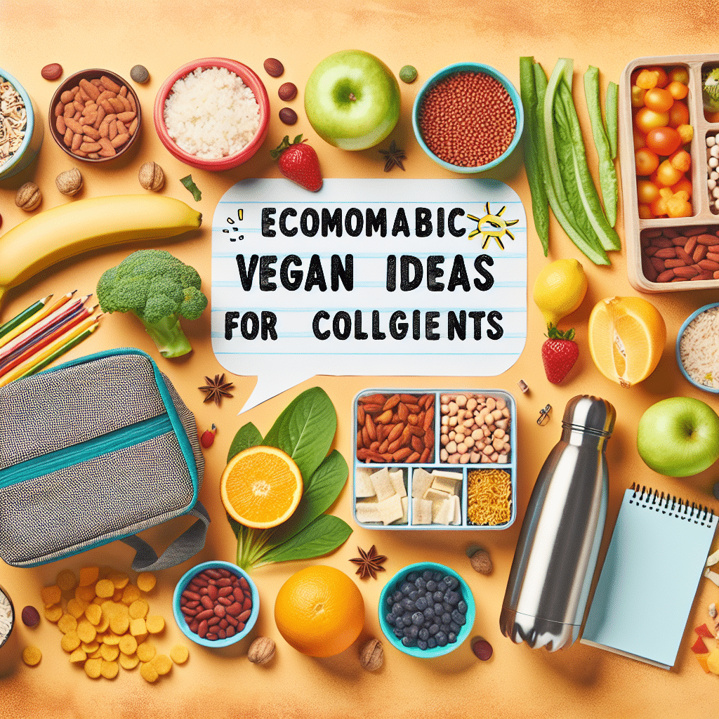 Ideias de lanches veganos econômicos para quem está na faculdade