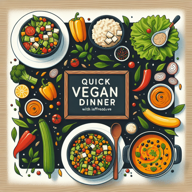 jantar vegano rápido com ingredientes baratos