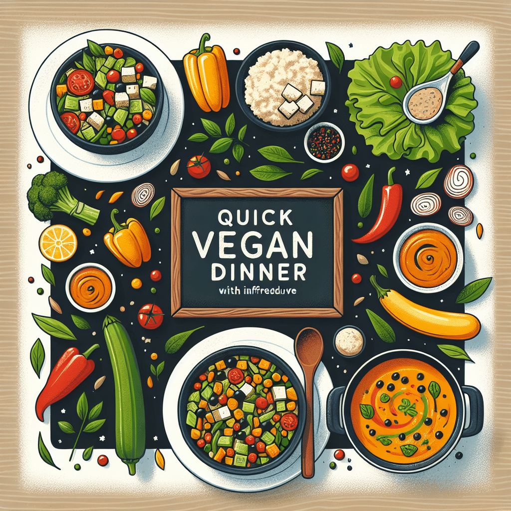 jantar vegano rápido com ingredientes baratos