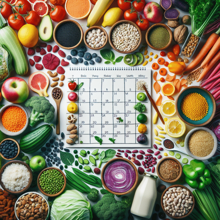 como planejar um cardápio vegano para o mês