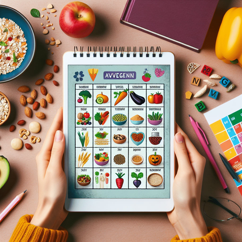planejando uma dieta vegana semanal acessível para estudantes