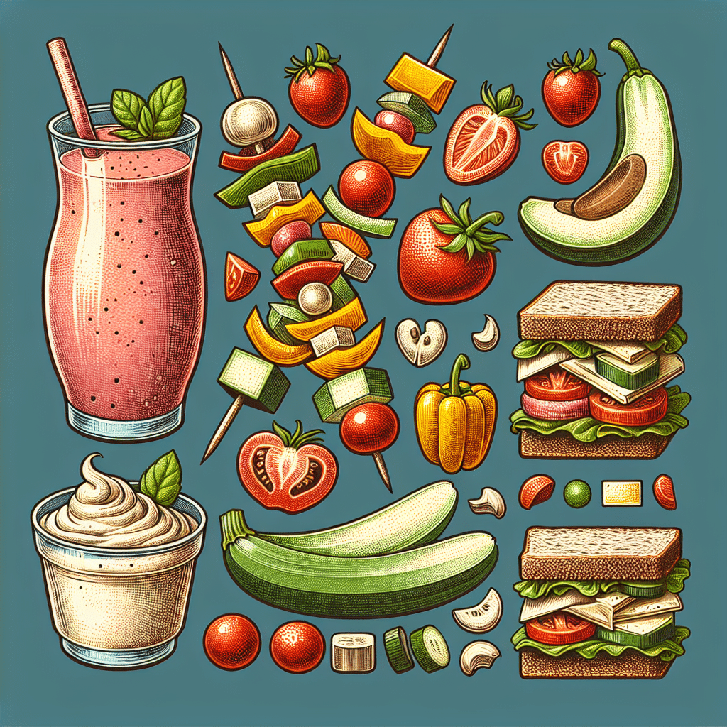 Lanches veganos com 3 ingredientes