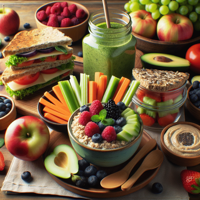 Ideias de lanches veganos para estudantes