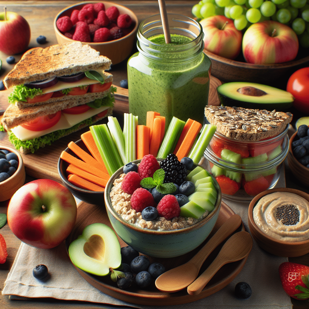 Ideias de lanches veganos para estudantes