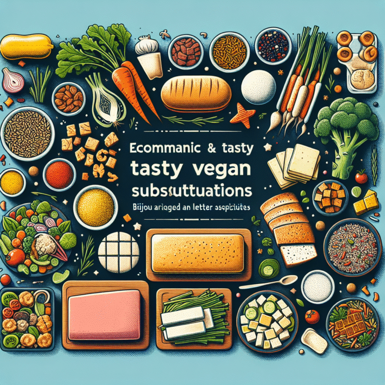 substituições veganas econômicas e saborosas