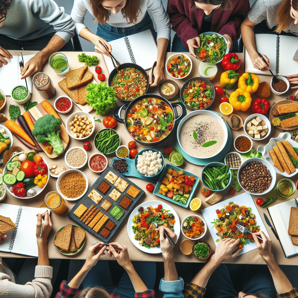 estratégias para refeições veganas para universitários ocupados.