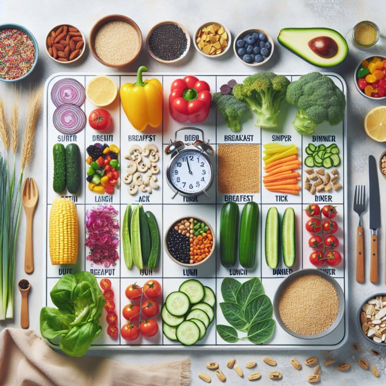 planejamento de refeições veganas para otimizar seu tempo