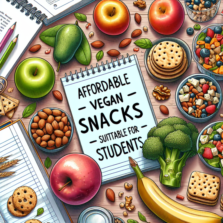 opções de snacks veganos econômicos para estudantes