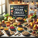 Lanches veganos fáceis para dorms