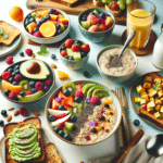 Café da manhã vegano rápido e nutritivo