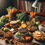 Lanches veganos nutritivos para se concentrar nos estudos