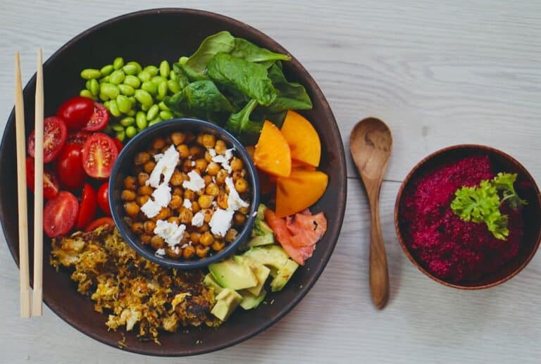 healthy plant based lunch
