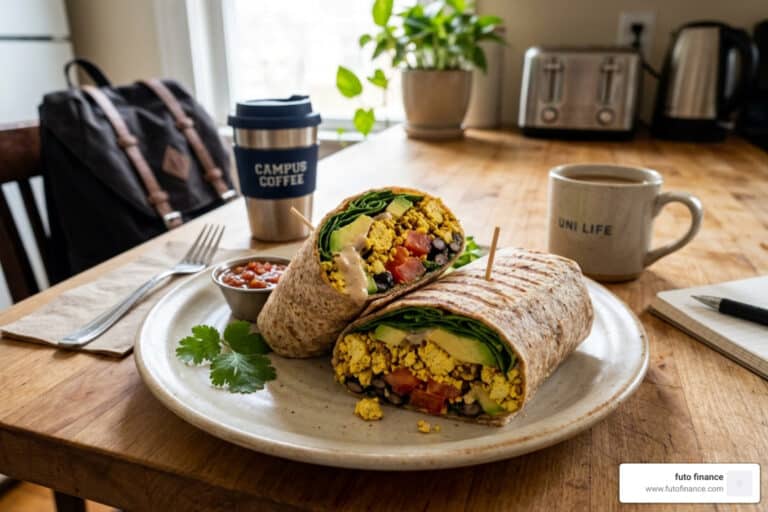 vegan breakfast wraps students