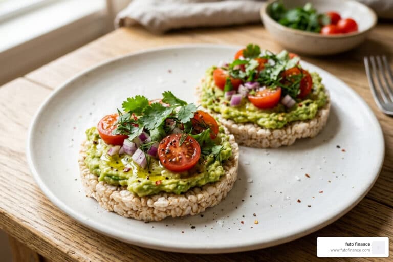 fast vegan rice cakes