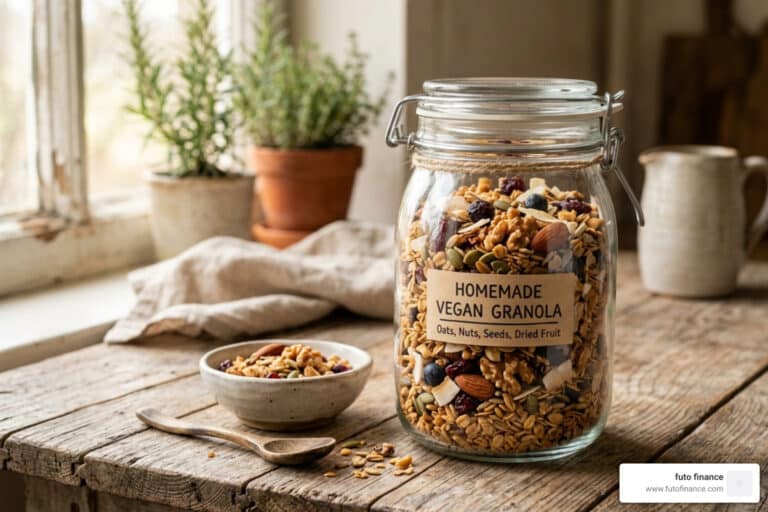 healthy budget vegan granola