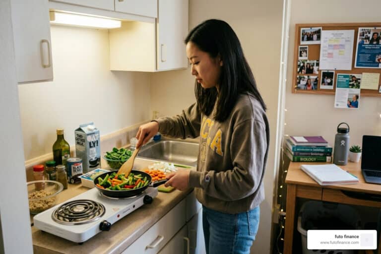 dorm room vegan cooking