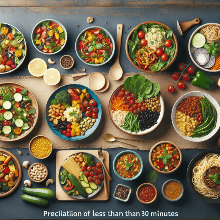 jantares veganos práticos em menos de 30 minutos
